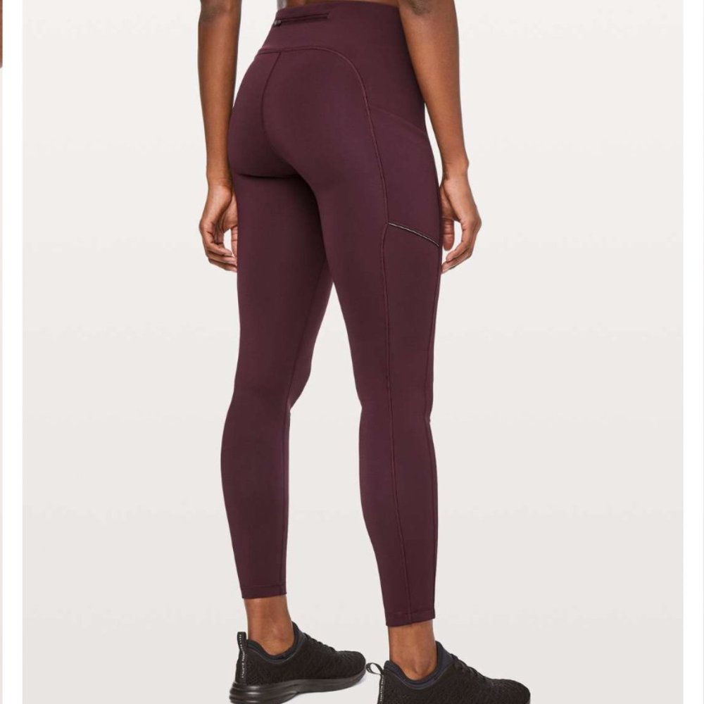 Lululemon Speed Up Tight  28" Dark Adobe sz 4